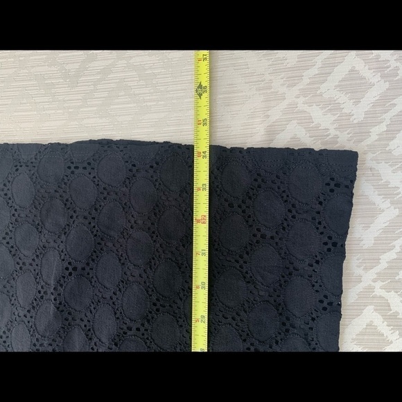 NWT Isaac Mizrahi Black Eyelet Dress Size S - Picture 4 of 6